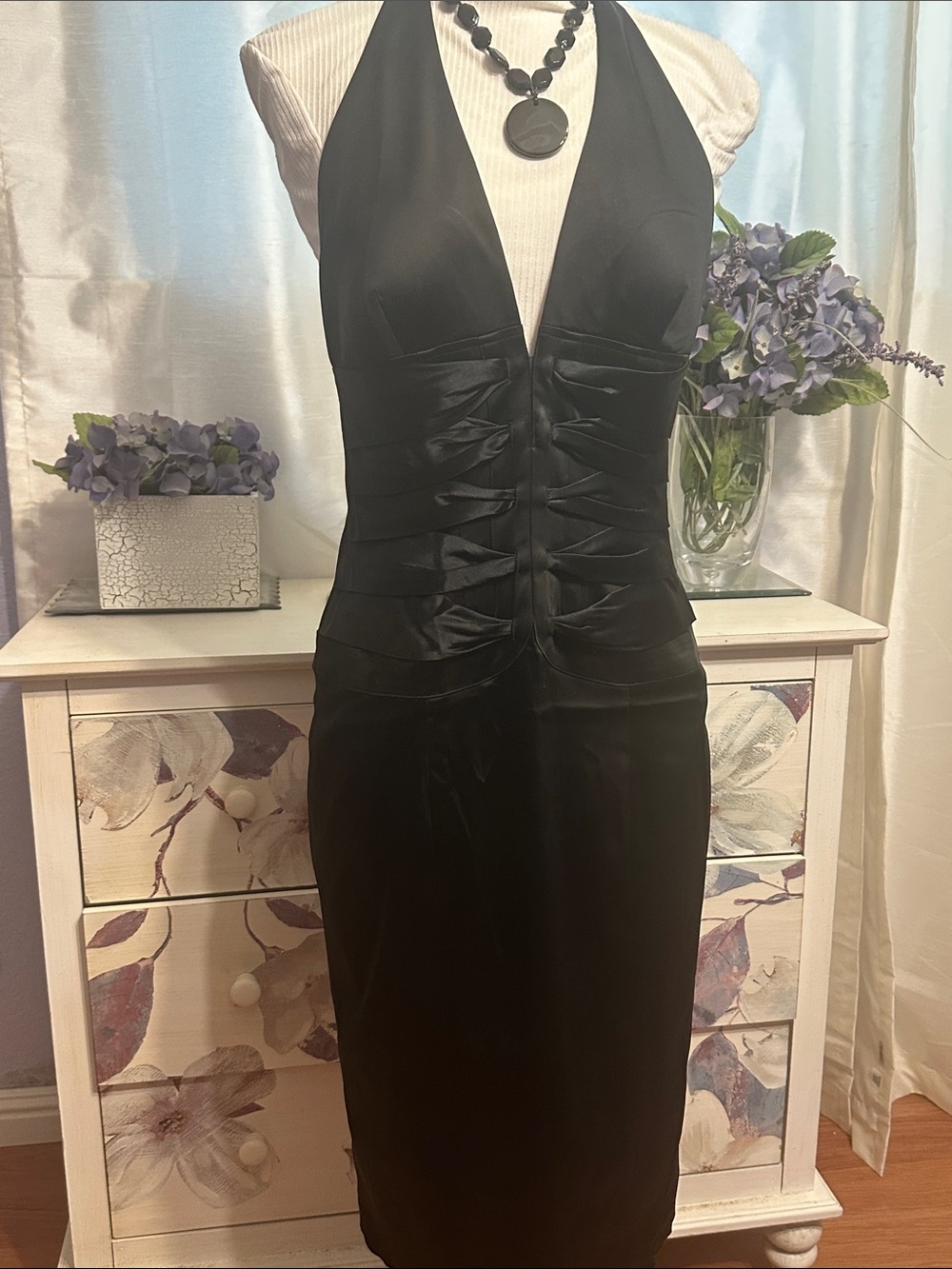 Cache Pleated Halter - Picture 3 of 8